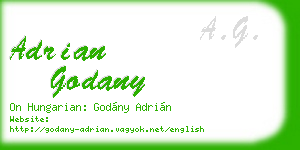 adrian godany business card